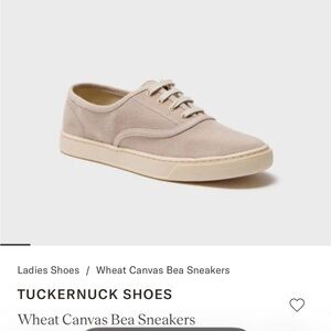 Tuckernuck Wheat Canvas Bea Sneakers size 7
